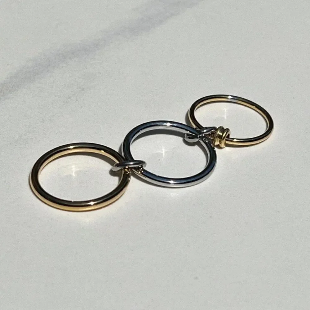 New! “Jaclyn” Mixed Metal 3-in-1 Ring
